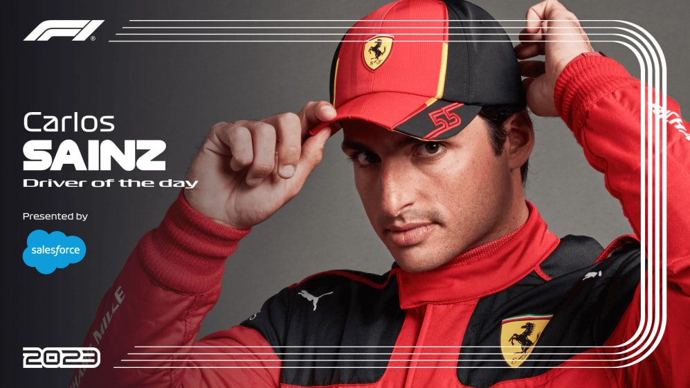F1 driver of the new arrivals day